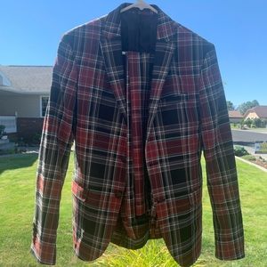 Boohoo MAN plaid suit